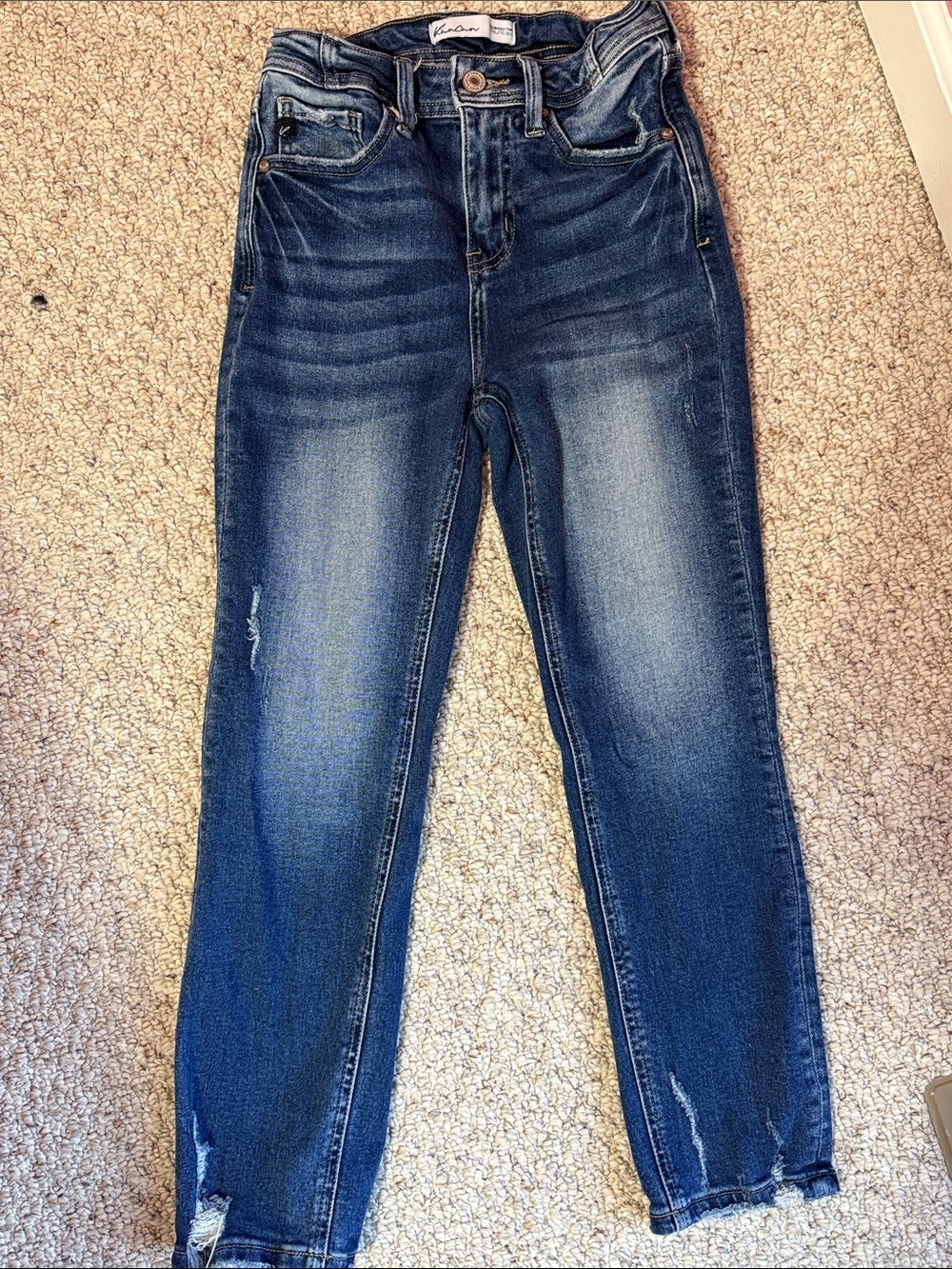 KanCan Skinny Jeans in Dark Blue Wash